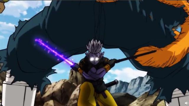 龙珠英雄第4集：红发悟空让堪巴发狂，他来自超赛神亚莫西时代？
