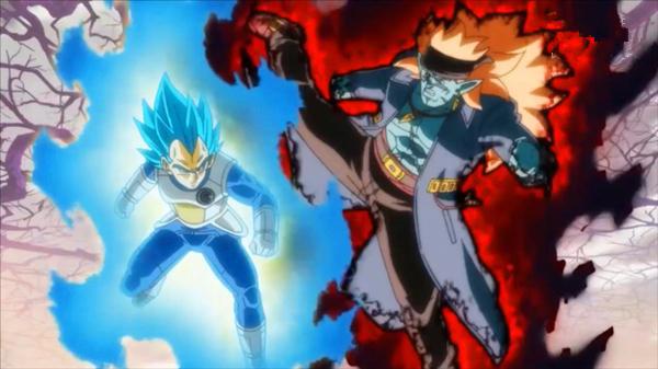 超龙珠英雄23集：战斗力崩溃，超蓝孙悟空打不过常态赛亚人