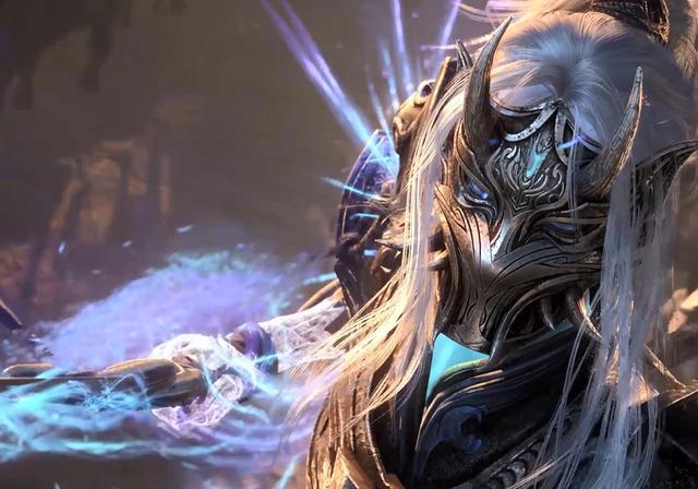 《天宝伏妖录》戴面具的刘非，银发加高马尾，肯定是个大帅哥！