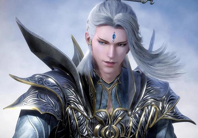 《天宝伏妖录》戴面具的刘非，银发加高马尾，肯定是个大帅哥！