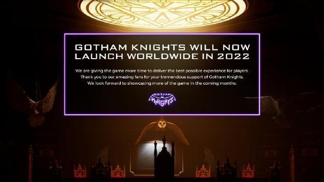 华纳宣布《蝙蝠侠：哥谭骑士》跳票至2022年