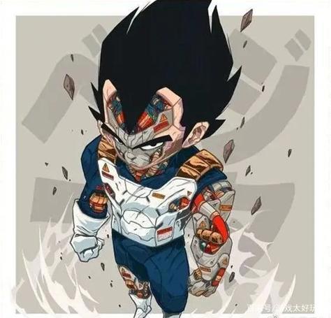 《七龙珠》变身科技机械画风，贝吉塔变身钢铁侠，龟仙人太不正经