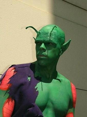 当《龙珠》遇上cosplay，小悟空超可爱，比克非常绿