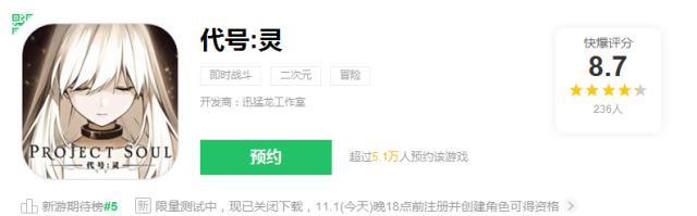 代号：灵、幻想神姬、龙珠这些11月的二次元好游你不容错过！