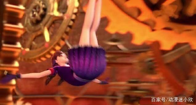 叶罗丽娃娃的后空翻，黑香菱姿势难度很高，灵公主动作轻柔潇洒！