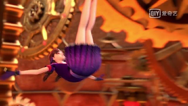 叶罗丽中最帅气的五个后空翻，黑香菱的很酷，灵公主的难模仿！