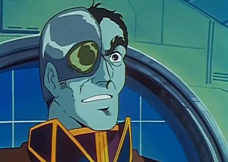 《太空堡垒》第一集，瑞克和明美初次相遇，驾驶战机搏击长空