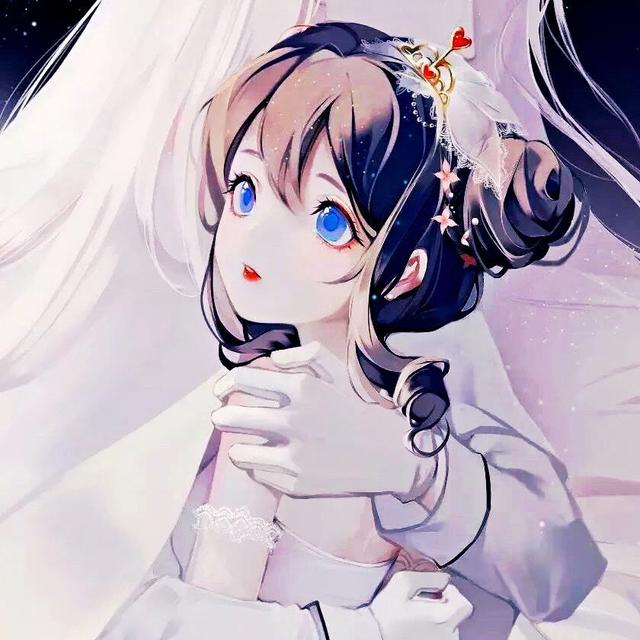 动漫情侣头像：有爱情，才会有思念吧