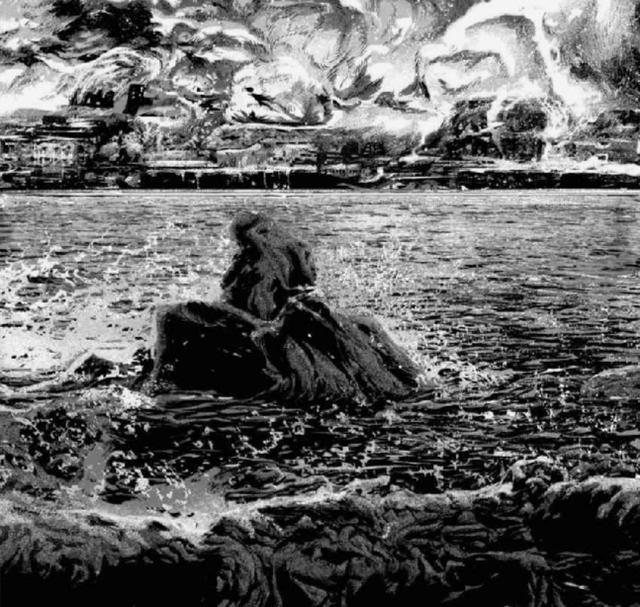 恐怖奇幻的克苏鲁风格漫画‖男主因好奇前去盘踞着恶魔的小镇冒险