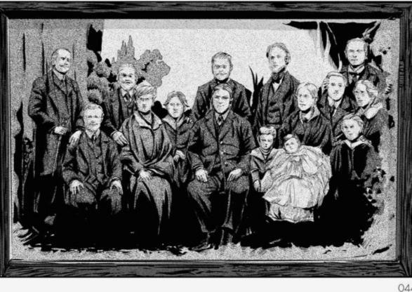 恐怖奇幻的克苏鲁风格漫画‖男主因好奇前去盘踞着恶魔的小镇冒险