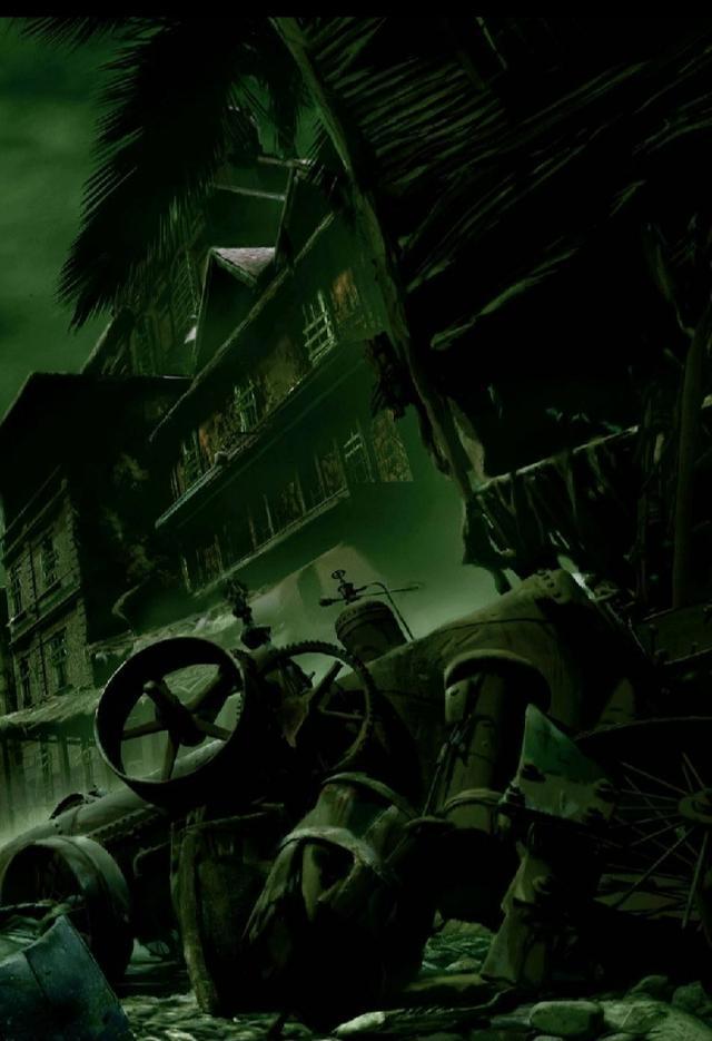 恐怖奇幻的克苏鲁风格漫画‖男主因好奇前去盘踞着恶魔的小镇冒险