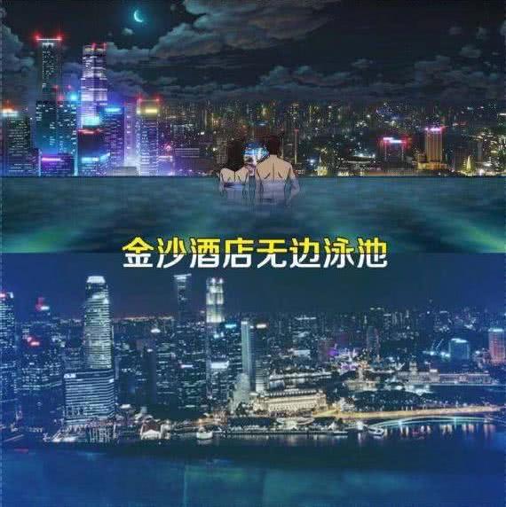 名侦探柯南：超还原的动漫场景，看到实物后，被炸还是很心疼的！