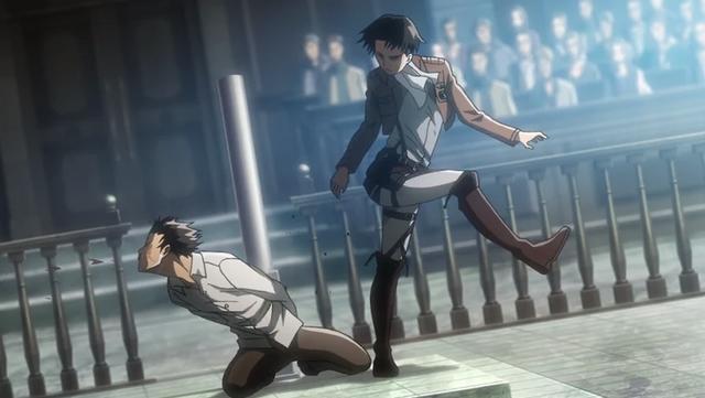 动漫中的“飞踢”瞬间，利威尔兵长是鬼畜素材，毛利兰的威力太强了