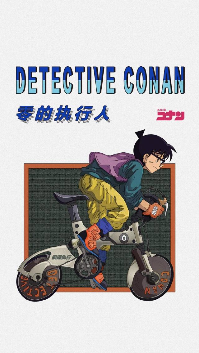 名侦探柯南：一组超赞的壁纸，穿上僵尸服的柯南还挺可爱的