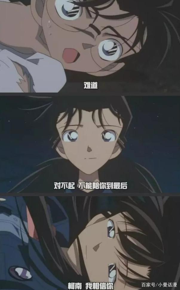 是什么让你坚持着柯南这部动画，我的答案是“新兰”的感情