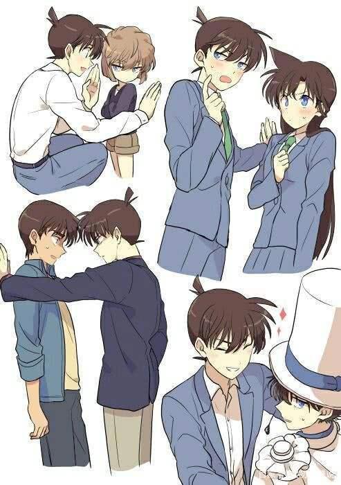 近千集的《名侦探柯南》有谁知道柯南真实身份小兰没发现是太蠢吗