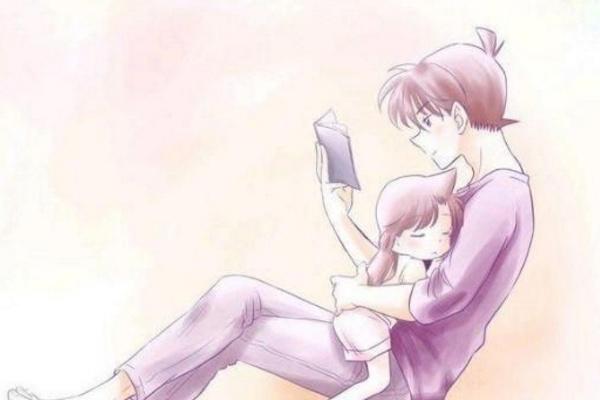 名侦探柯南：假如毛利兰变小？新一的举动太让人感动，狗粮吃饱了