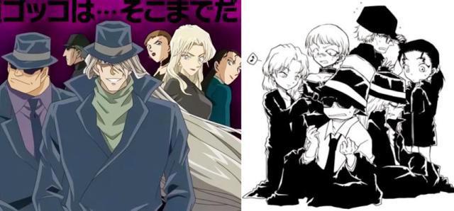 柯南中的角色集体变小，如果柯南还不够萌，黑衣人这组你一定喜欢