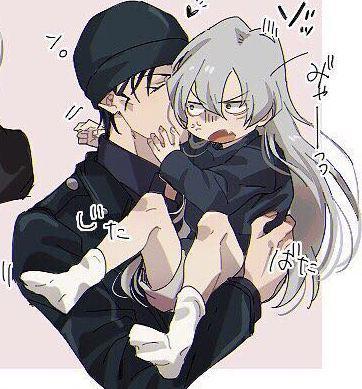 名侦探柯南：琴酒&秀一变小后的温柔宠溺现场，赤琴女孩来吃糖！