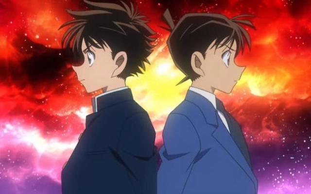 名侦探柯南：工藤新一VS怪盗基德，侦探与怪盗碰撞出来的美妙羁绊