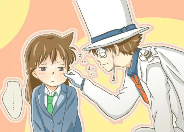 名侦探柯南中柯南与基德之间的爱恨情仇！