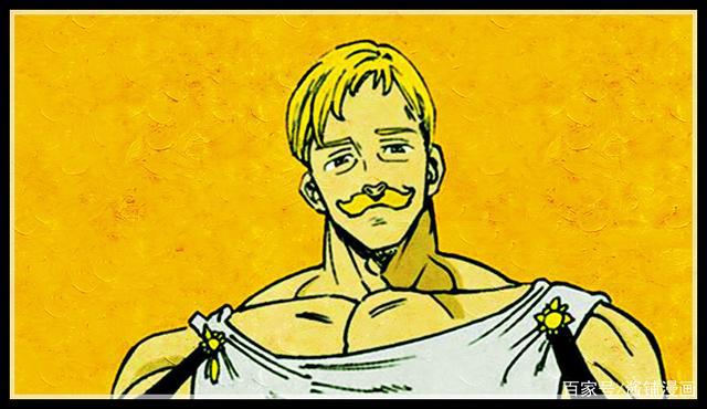 《七大罪》漫画333话，艾斯卡诺燃尽自己并且去世，玛琳深情吻别