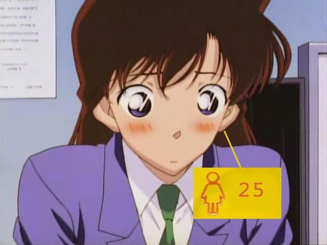 名侦探柯南5位主角美颜相机下测出年龄，柯南、毛利兰太让人意外