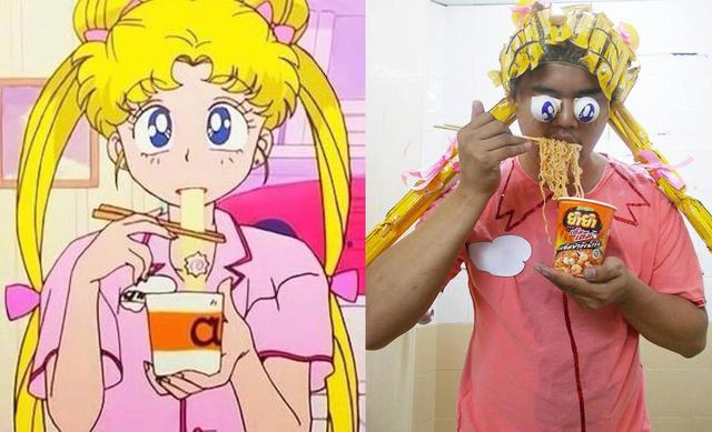 低成本cos“搞黄”动漫角色，一拳超人靠卤蛋，皮卡丘亮瞎你的眼