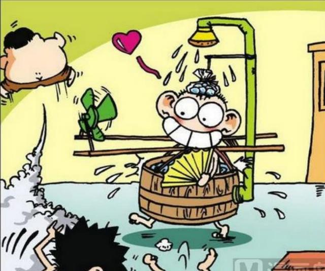 呆头把洗澡用具带到了学校？这是什么操作？