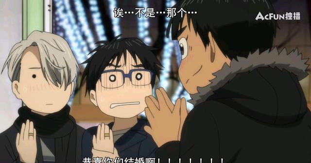 《冰上的尤里》银发少年维克托，连嘴型都是爱心型，简直太可爱了