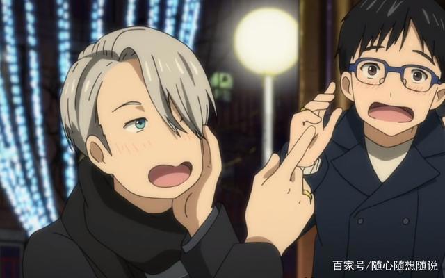 动漫《冰上的尤里》勇利和维克托的冰上芭蕾