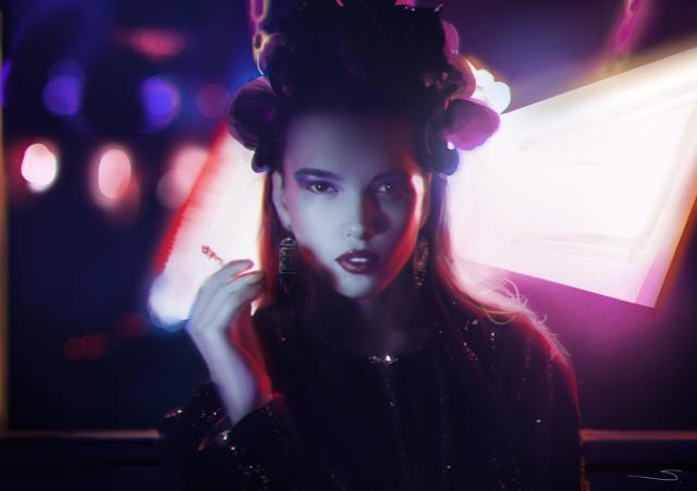 coser小姐姐的颓废生活，酒瓶不离手、正如现实版的《后街女孩》