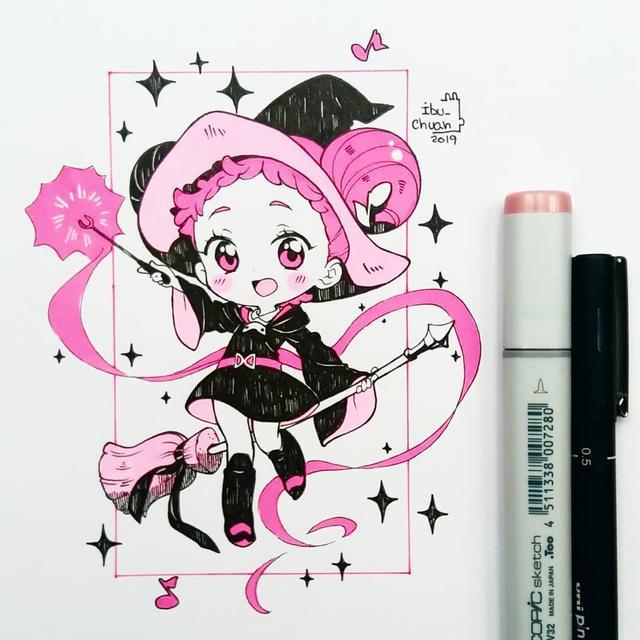 20张q版动漫人物手绘图，超可爱的q版美少女，赶紧收藏吧！