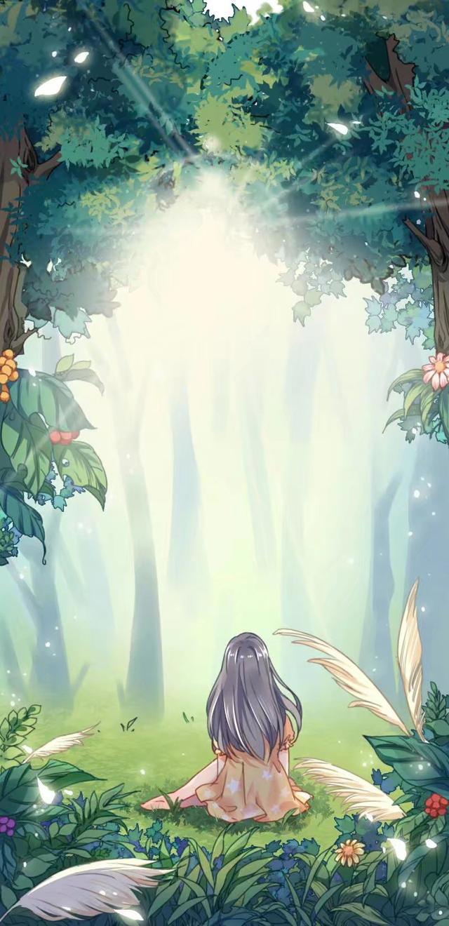 绿色系列唯美高清动漫女生壁纸&头像（上）