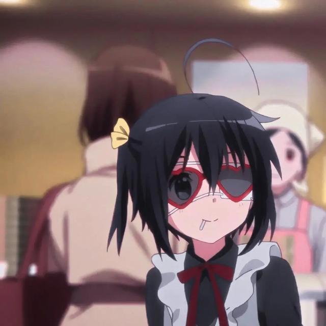 《中二病也要谈恋爱》小鸟游六花X富樫勇太，动漫头像情头自剪