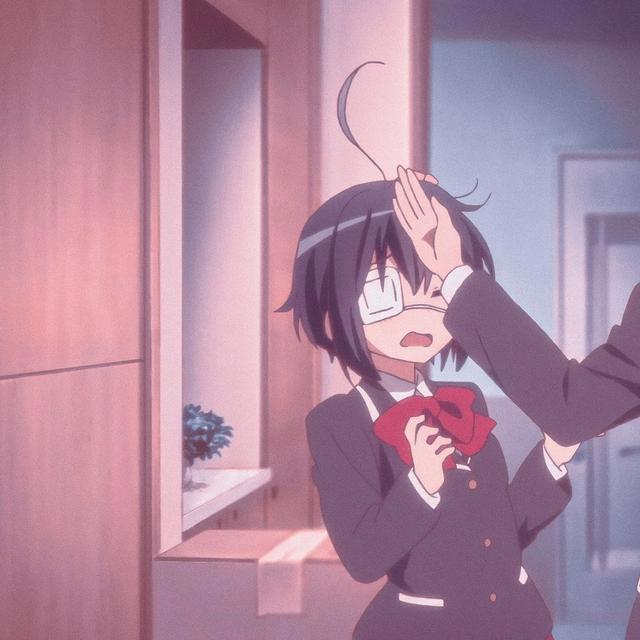 《中二病也要谈恋爱》富樫勇太和小鸟游六花，动漫情头自剪分享