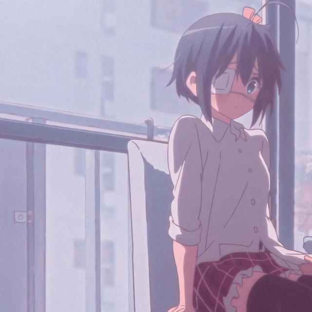 《中二病也要谈恋爱》富樫勇太和小鸟游六花，动漫情头自剪分享