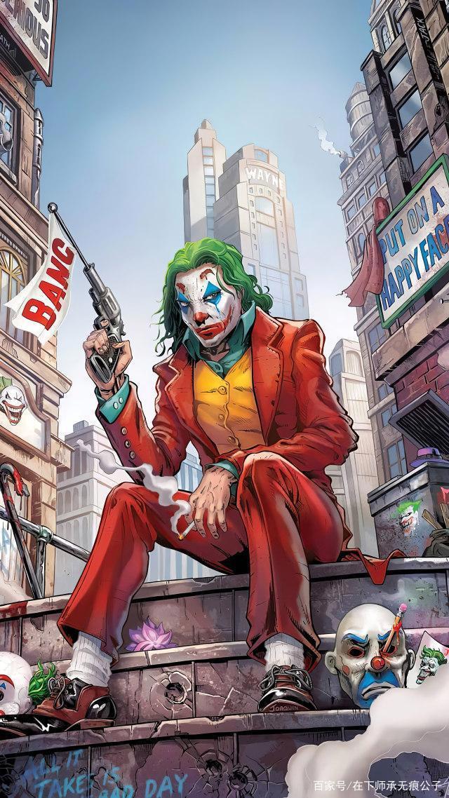 《小丑》：蝙蝠侠永远的对手，最具代表性反派，高清人物图赏析