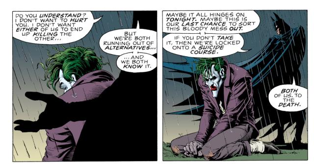 《致命玩笑》蝙蝠侠想拯救小丑，但是他连自己都无法救赎！