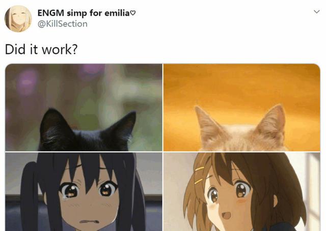 当动漫人物被恶搞为鸡冠猫耳头，兵长冷酷无情，平泽唯可爱呆萌