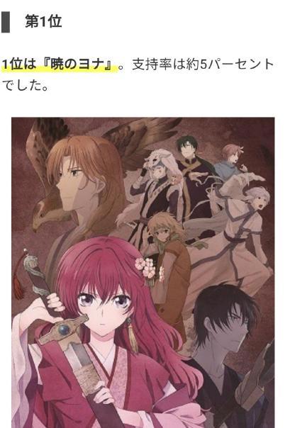 网友期待推出续作的动漫，《银魂》位居第四，第一名是高质量之作