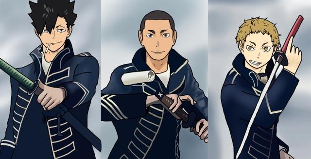 联动出奇迹？日本画师绘制不同风格《排球少年》，你看过几部