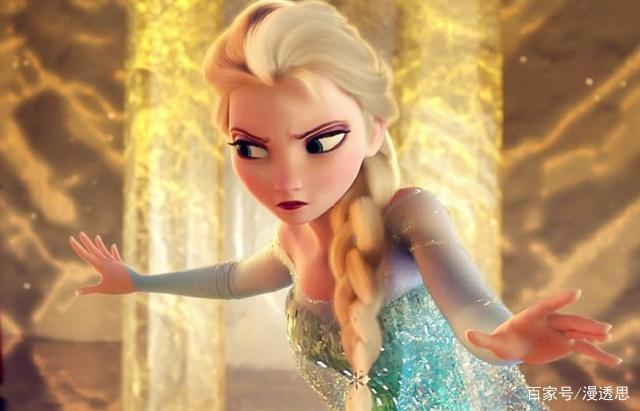 冰雪奇缘里面的艾莎，过着孩子们梦想的生活，深受美少女们青睐