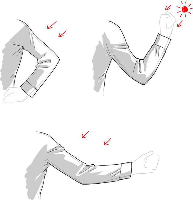 掌握技巧，绘画好动漫人物衣服上的皱纹