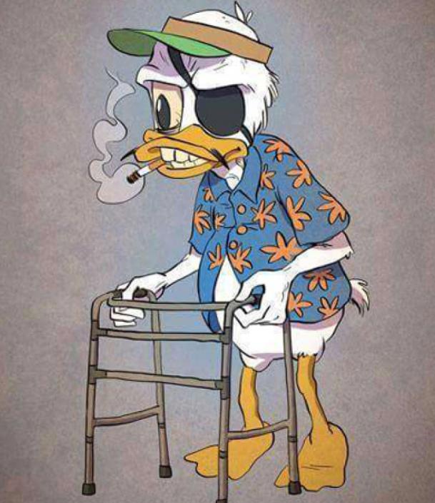 当童年的动漫角色变老后，满脸皱纹老态横生，网友：想回到小时候