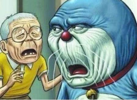 当童年的动漫角色变老后，满脸皱纹老态横生，网友：想回到小时候