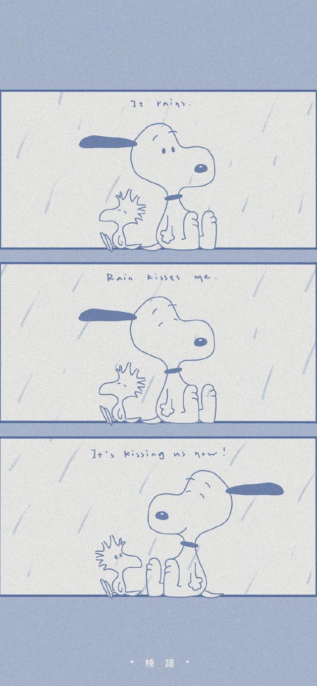 动漫壁纸丨9张史努比高清插画壁纸分享~史努比迷不容错过哦~