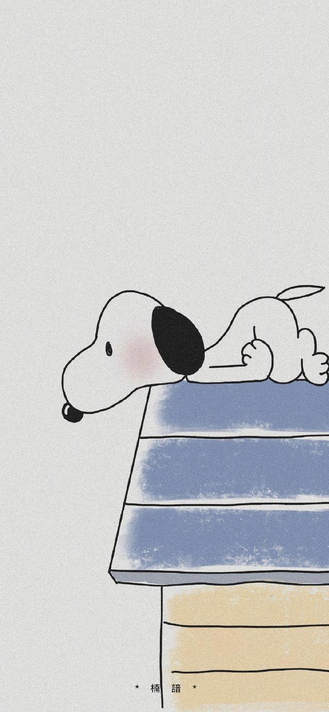 动漫壁纸丨9张史努比高清插画壁纸分享~史努比迷不容错过哦~