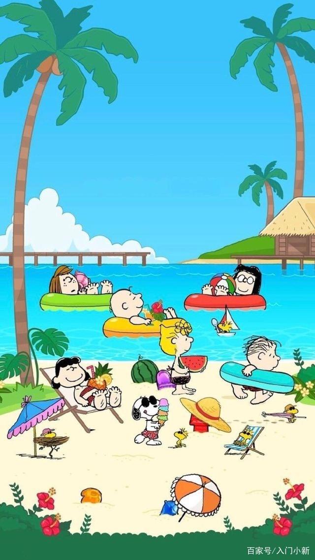 动漫壁纸合集：史努比 蜡笔小新 百变小樱 樱桃小丸子