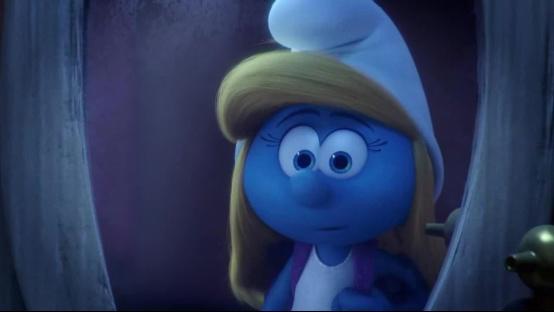 可爱的小蓝精灵们四个想冒险的小伙伴走进寻找神秘村